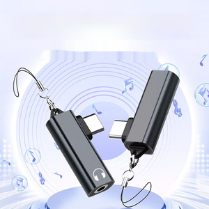 C型3.5插孔耳机USB C至3.5毫米辅助耳机适配器音频电缆90度