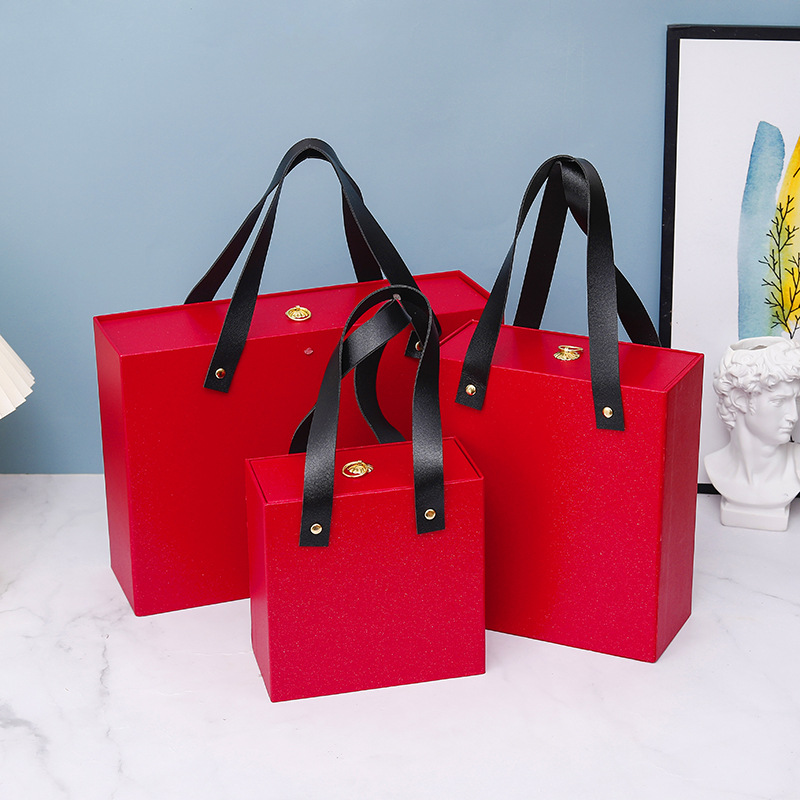Coffret cadeau tiroir rouge