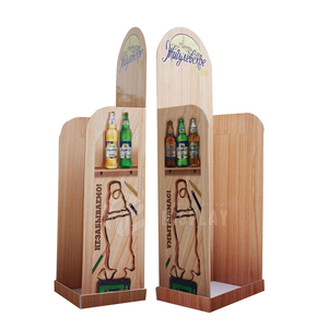 Karton Display Stand Supermarkt Kostenlose Werbung Faltbarer Boden Racking Display Karton POP Store Regal - Product Image 4