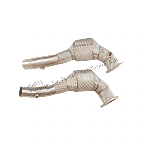 ประสิทธิภาพสูง Flow Sport 304 สแตนเลส Downpipe สําหรับเฟอร์ารี่แคลิฟอร์เนีย 4.3L ท่อไอเสียท่อ - Product Image 1