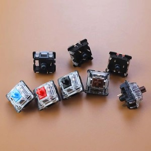 背光机械键盘键盘按键开关3针点击线性触觉静音红色蓝色黑色棕色紫色开关