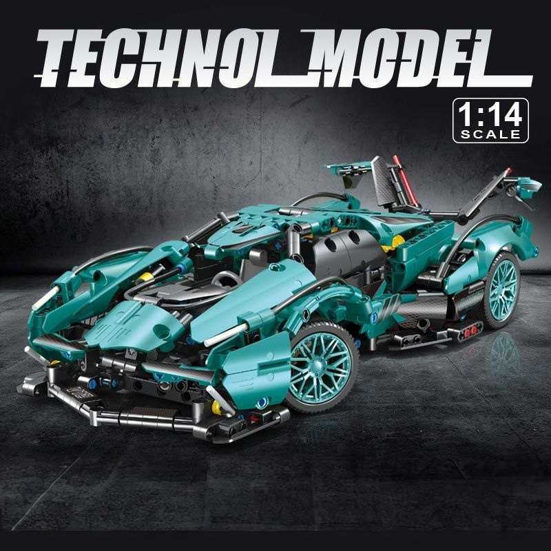 Lemborghini v12 azul Tiff - en caja