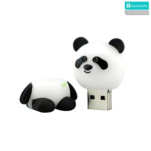 Panda dos desenhos animados PVC 2GB 4GB 8GB 16GB 32GB 64GB 2.0 USB <span class=keywords><strong>Flash</strong></span> Drive Logotipo Personalizado 3.0 128GB Pen Drive 1GB USB Stick Pendrive Gift