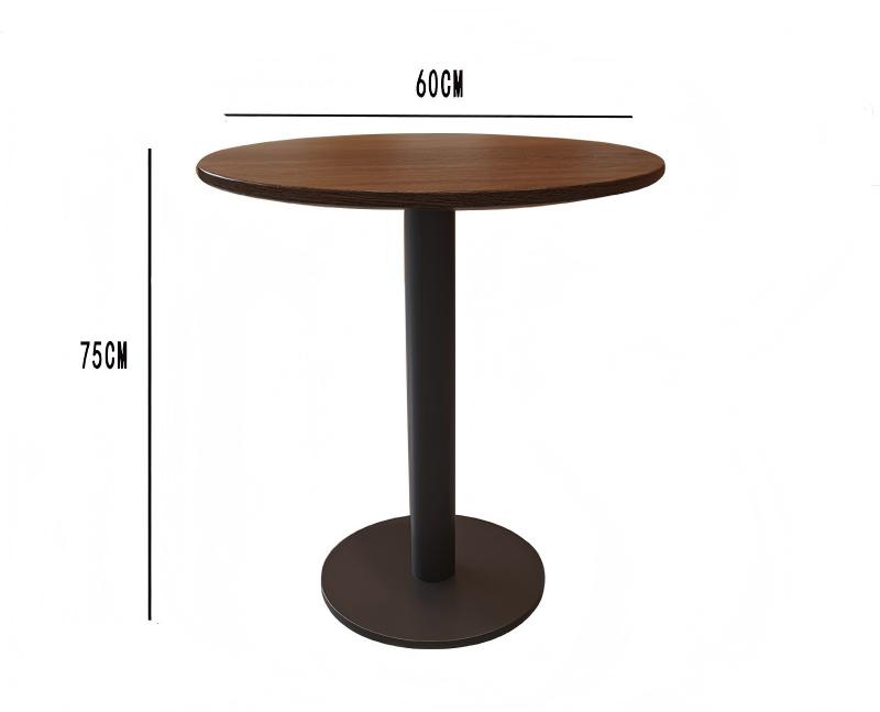Mesa redonda para restaurante