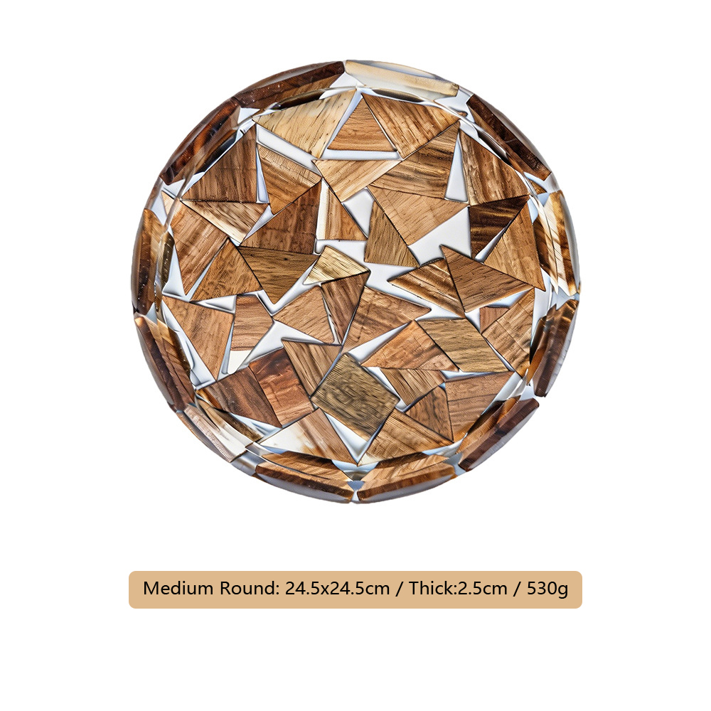 Khaki-Medium Round