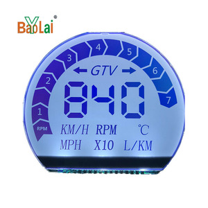 LCD-Anzeige kundenspezifisch Auto-Digital-LCD-Segment-LCD-Anzeige für Druckgerät