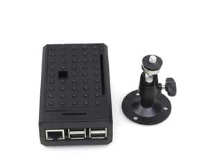Raspberry Pi 4 funda soporte de cámara carcasa 3B/3B + placa base Carcasa protectora fija ABS ventilador caja de refrigeración Raspberry Pi 4B funda - Product Image 4