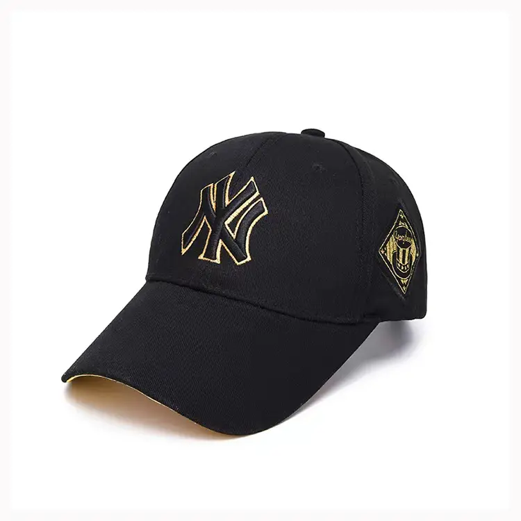 최고의 품질 맞춤형 전문가 5 패널 라이트 그레이 구조 자수 로고 레이저 드릴링 백 야구 모자 NY 로고 모자