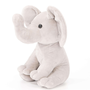 New Customizable Plush Elephant <strong>Toy</strong> from Thailand Sitting Hugging Style for Birthdays Stress Relief - Product Image 2