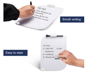 Bảng Kính Để Bàn-Giá Vẽ Để Bàn 12X8 Inch Bảng Trắng Có Chân Đế, Bảng Để Bàn - Product Image 4