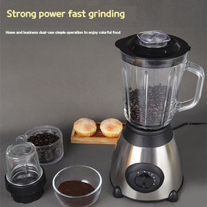 3-in-1 elektrikli taşınabilir sıkacağı çok amaçlı mutfak robotu Push Button ev mutfak kullanımı plastik Blender mikser sahip - Product Image 3