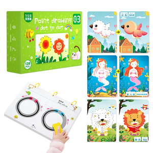 YSRの再利用可能なマジックトラッキングアクティビティは、幼児向けのドットツードットラインの就学前アクティビティを追跡します