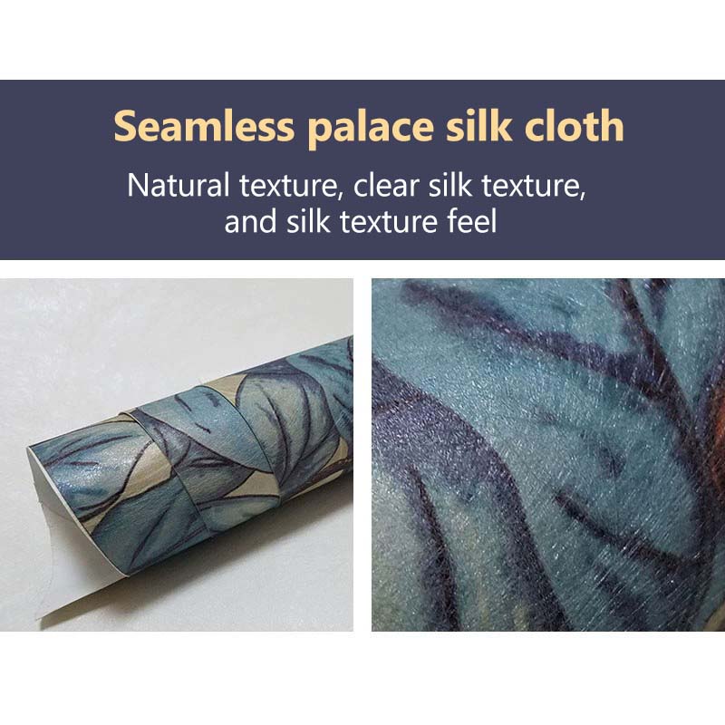 Tissu de soie de palais sans couture