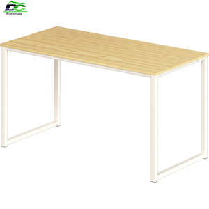Vendita calda a buon mercato semplice durevole salvaspazio Computer tavolo da studio in legno Computer scrivania con gamba in metallo semplice tavolo da ufficio casa - Product Image 2