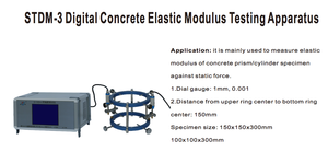 High Accuracy Digital Concrete <strong>Elastic</strong> <strong>Modulus</strong> <strong>Testing</strong> <strong>Machine</strong> for Construction Engineering - Product Image 2