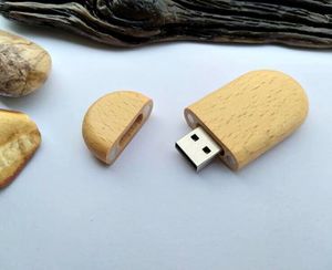 高品质 OEM 定制设计促销礼品木制 usb 记忆棒与盒子 - Product Image 5
