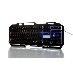 Retroilluminato LED meccanico tastiera mouse combo su misura teclado cablato USB gaming OEM Regno Unito russo ABNT2 tastiera del computer per giocatore - Product Image 4