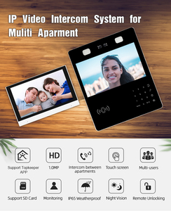 Terminal de reconocimiento facial para Control de acceso múltiple, compatible con tarjeta IC, NFC, código QR, biométrico, control de acceso de reconocimiento facial - Product Image 2