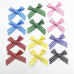Solid Colors or <strong>Custom</strong> Logo Printed Adjustable Pre-tied Satin Ribbon <strong>Bow</strong> With <strong>Elastic</strong> <strong>Loop</strong> for Gift Box - Product Image 1
