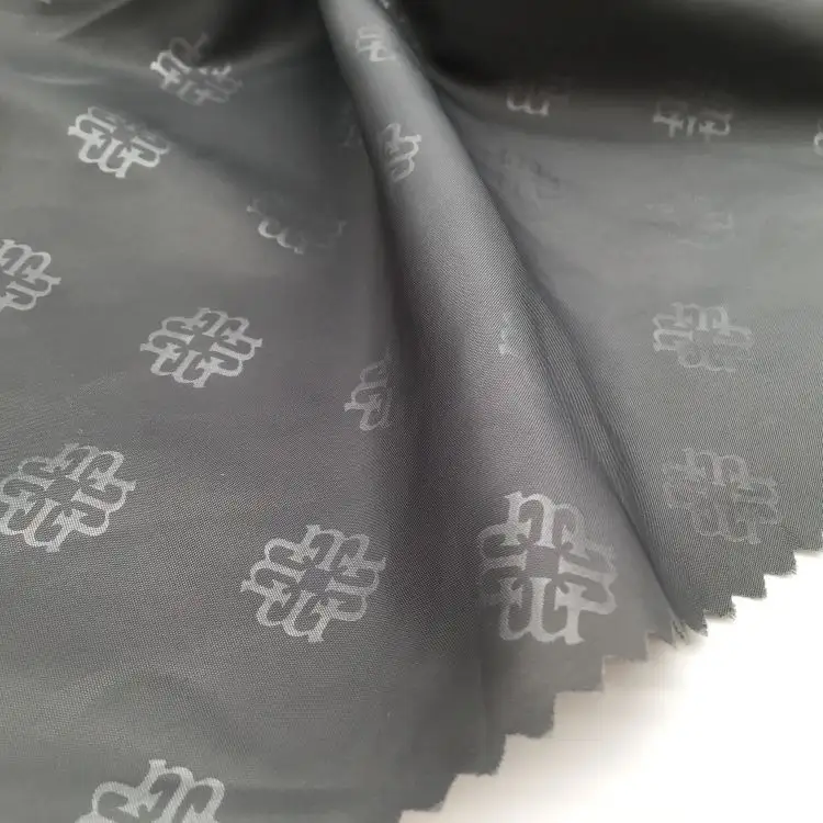 Mô hình tùy chỉnh 100% polyester 66d 290T Polyester taffeta cire vải cho lót
