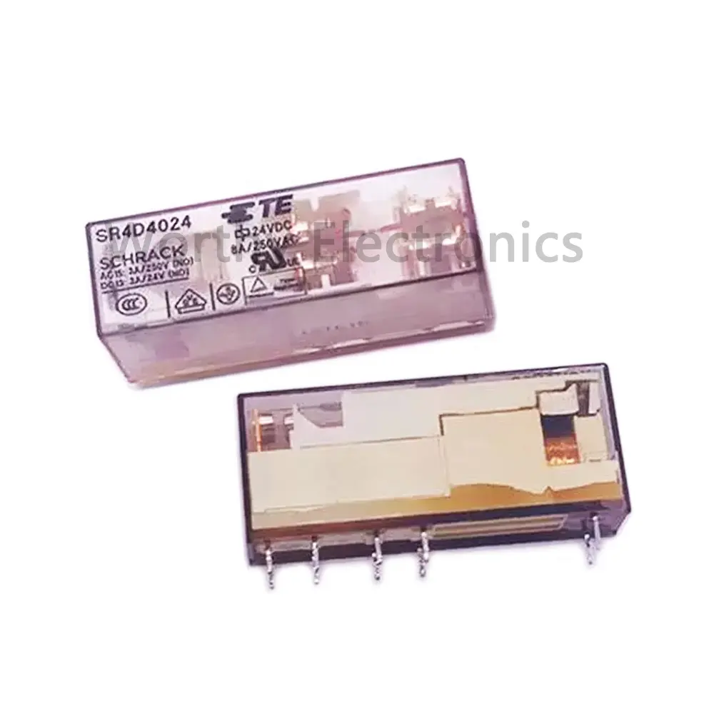 Componente elettronico circuiti integrati relè di sicurezza elettromagnetico 24VDC 8A 10PIN DIP SR4D4024 modulo relè