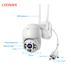 LOOSAFE 1080P wifi ip迷你红外快球ptz摄像机CCTV安全360度无线摄像机自动运动跟踪ip摄像机 - Product Image 5