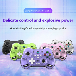 Controlador de juego transparente para Android IOS, Hall Rocker Hall, gatillo, interruptor somatosensorial, volante de juego, llave trasera de dirección para mejor - Product Image 2
