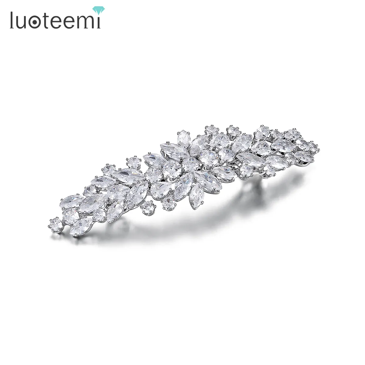 Luotemi Bruidsfeest Bruiloft Luxe Sieraden Ontwerper Stylist Koreaanse Clip Pin Voor Meisje Haaraccessoires Vrouw