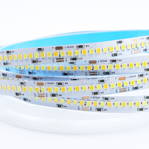 ไฟแถบ <span class=keywords><strong>LED</strong></span> แบบสองสี CCT ขนาด 10 มม. 240 ดวง ใช้ไฟ DC 24V ชิป SMD 2835 สีขาวอบอุ่นและสีขาว - Product Image 2