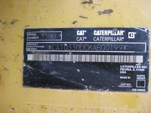 Mühendislik inşaat yapı makinesi kullanılan Caterpillar ekskavatörler Cat 330b - Product Image 4