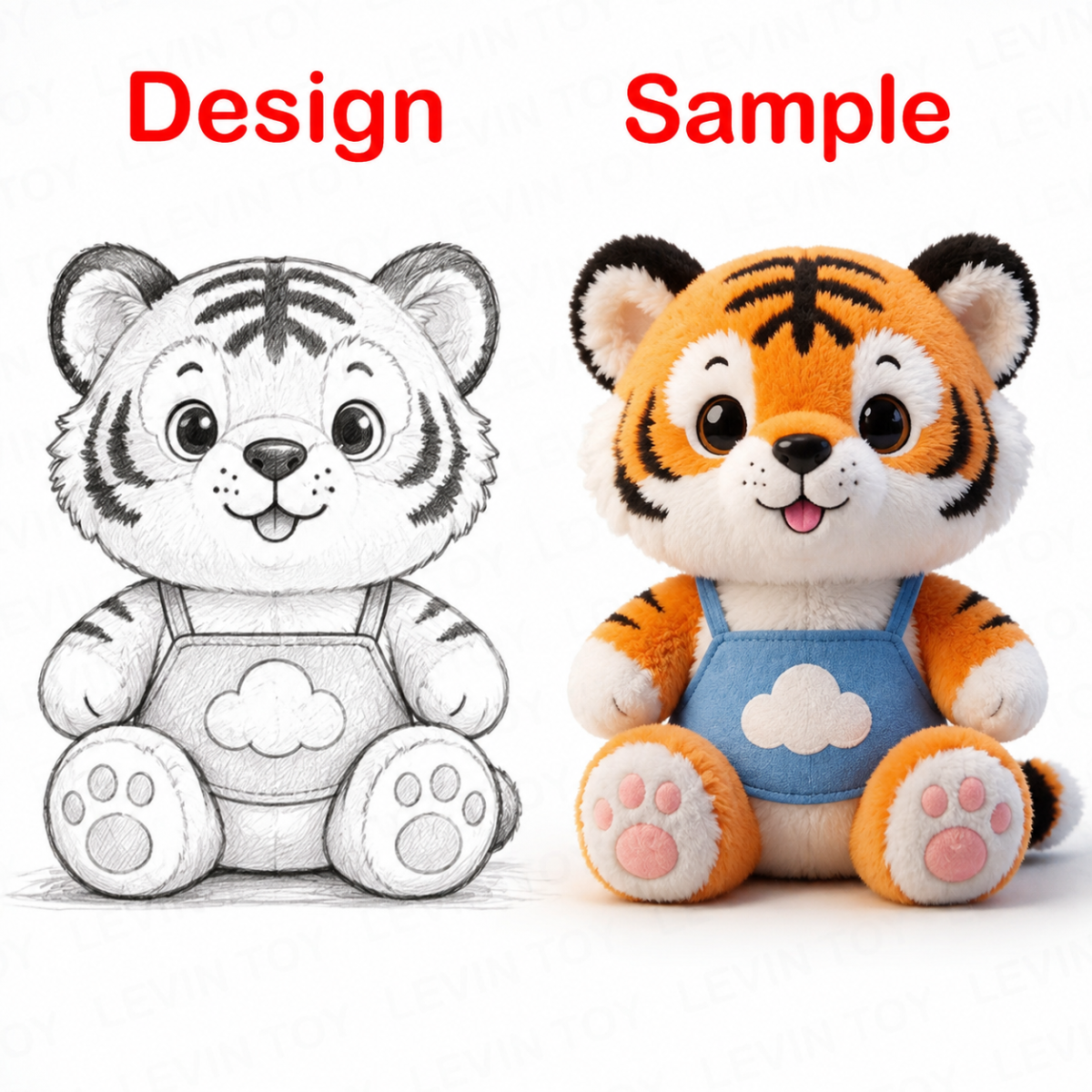 Animale di peluche personalizzato