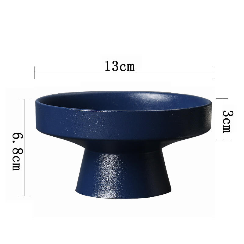 High footed fruit platter blue (code-3)