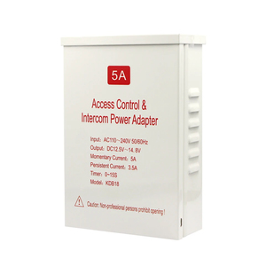 防雨门禁电源变压器DC 12V-15V 5A门系统延时0-15s人脸识别锁适配器 - Product Image 1