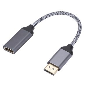 Justlink DP <strong>to</strong> <strong>HDMI</strong> Adapter 4K60Hz DisplayPort <strong>to</strong> <strong>HDMI</strong> Video Adapter Aluminum Shell DP Male <strong>to</strong> <strong>HDMI</strong> Female Cable for Monitor - Product Image 6