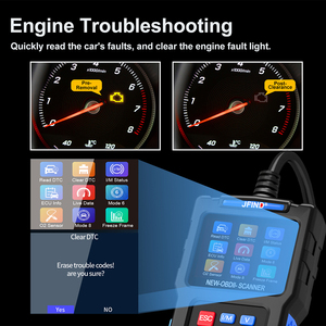 Neuankömmling Escaner Automotriz Auto Fehler <span class=keywords><strong>code</strong></span> Lesen Löschen Automotive <span class=keywords><strong>Scan</strong></span> Machine JFIND JF700 OBD2 Scanner Diagnose tool