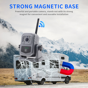 Cámara de respaldo inalámbrica magnética batería incorporada para la aplicación Wifi móvil IP68 compatible con cámara de marcha atrás de 1080P para coche, camión, furgoneta, RV - Product Image 3