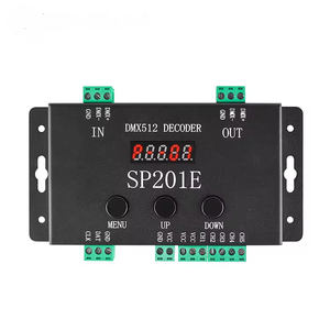 Eann DC5-24V SPI201E Светодиодная лента DMX To SPI светодиодный контроллер DMX512 декодер для Ws2811 Sk6812 Ws2813 - Product Image 1