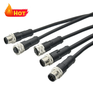 מגן מותאם אישית 2 3 4 5 6 7 8 12 14 17 19 24 פין M5 M8 M12 M16 זכר נקבה IP67 IP68 עמיד למים מתאמי מחבר