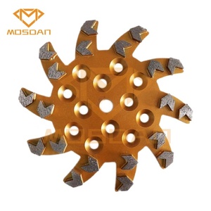 10 inç <span class=keywords><strong>Blastrac</strong></span> Diamatic yıldız elmas taşlama pedi plaka 20 oklar