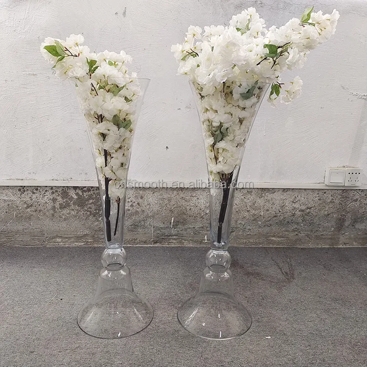 Produttore professionale popolare acrilico fiore Stand evento di nozze decorativo fiore Stand per il segnale di rosa