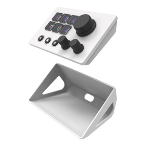 Soporte Multi-idioma LCD Macro Teclado 6-teclas 3 Perilla Teclado DIY Programable Macro Pad con Perilla Compatible Win Mac OS