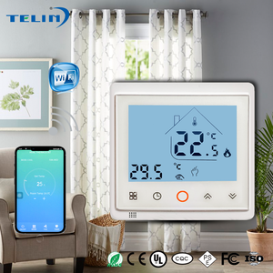 Wireless Smart Wifi Programmable Thermostat LCD Screen Room Thermostat <strong>Temperature</strong> <strong>Controller</strong> Works <strong>with</strong> Tuya Alexa Yandex IFTTT - Product Image 3