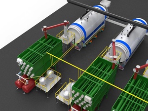 Automatic Small Waste Tyre Plastic Pyrolysis Plant Machine Production Line to <strong>Fuel</strong> <strong>Oil</strong> - Product Image 6