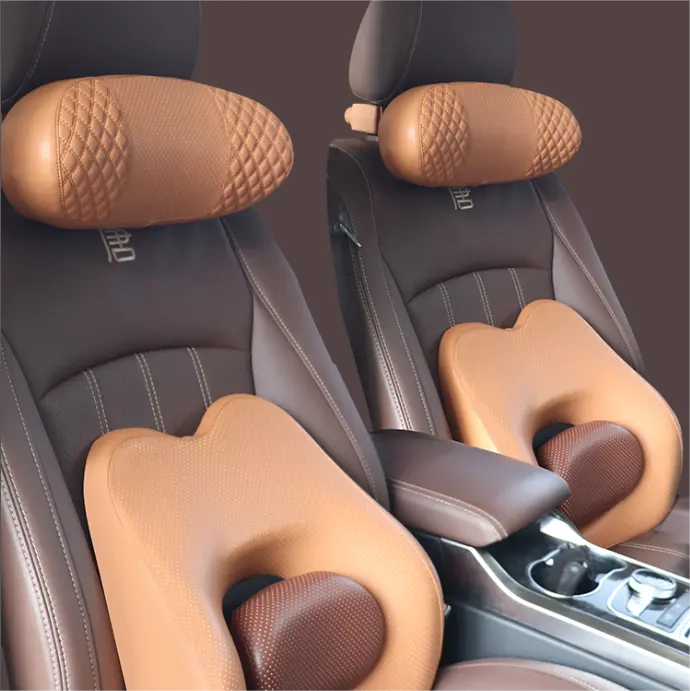 トップセール調節可能なカーシートヘッドレストピローサポートネッククッション旅行用