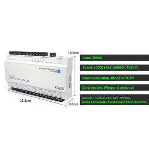 4 tür Network Access Control Panel Board With Software Communication Protocol TCP/IP Board Wiegand Reader für 1/2/4 Door Use
