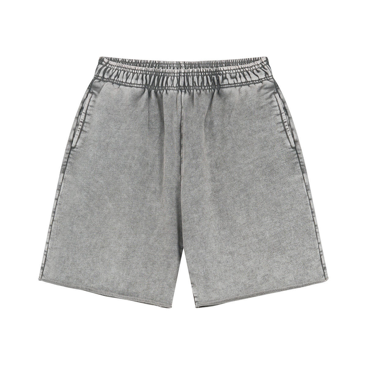 Shorts-Batik light gray