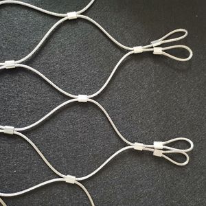 Esnek paslanmaz çelik tel halat örgü net/yüksük kablo hayvanat bahçesi tel örgüsü/kuş örgü - Product Image 5