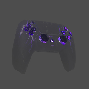 Üretici dayanıklı RGB eylem çapraz işık düğmesi PS5 denetleyicisi için Set tamir Moded parçaları LED düğmeler oyun aksesuarları - Product Image 3