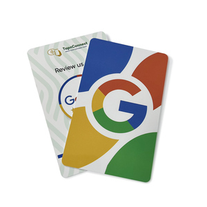 Impresión personalizada 13,56 MHz Nfc Chip Google Reviews Card Nfc Google play tarjeta de regalo con código QR - Product Image 1
