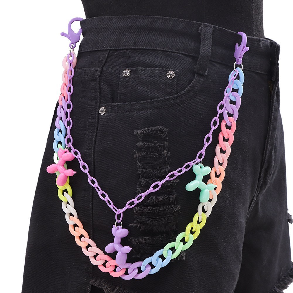 Colorful puppy purple zipper